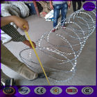 800mm Diameter 5 Clips BTO-30 stainless steel Single type Concertina Razor Barbed Wire
