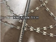 20cm space Flat Wrap Razor Wire 900mm Coil Diameter for fence