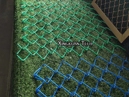 Galvanized Chain Link Fence Fabric Polyvinyl Chloride PVC To Keep Out Trespassers
