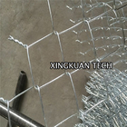 6cmx6cm Galvanized Chain Link Mesh Fencing , Cyclone Fence In Diamond Hole