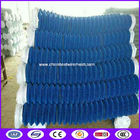 PVC/PE Coated 9gauge wire decorative chain link fence with Height 1200mm in blue color