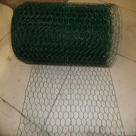 20 Gauge Black ,Green ,Blue PVC Coated chicken Wire Mesh Zinc For Rabbit