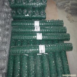 20 Gauge Black ,Green ,Blue PVC Coated chicken Wire Mesh Zinc For Rabbit