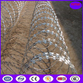 800mm 64 loops 10m concertina razor barbed wire