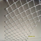 14 gauge 50x50mm 1.8 m height galvanized chain link fence