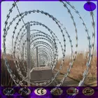 800mm 64 loops 10m concertina razor barbed wire