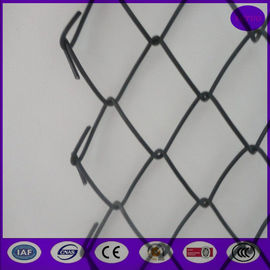 China sgs  quality 5*5cm PVC Coating Security Chainwire Fencing for Construction Site