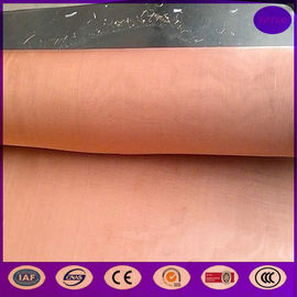 0.0045" Wire Dia.100 Mesh Red Copper Wire Mesh for EMI/RFI Shielding in stock made inchina