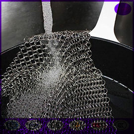 10mm Extra Large Chain Mail Scrubber for Cast Iron Pan cleaning  made in china