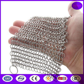 Stainless Steel Chainmail Scrubber, BBQ Scrubber made in china