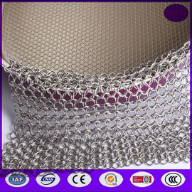 5"x5" Stainless Steel Chain mail Pot Scrubber/ Cast iron cleaner  from China top supplier