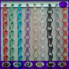 Matte Black Color Double Hook Link Decorative Metal Chain Curtains