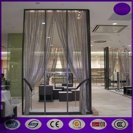 Silver color Aluminum metal curtain metal chain link fly pest insect door screen curtain