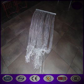 Shiny Silver Aluminum Chain Link Fly Curtain (direct factory) with competitive price