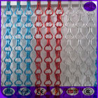 Hanging Double Hooks aluminum Striple Chain Fly Screen For Door Curtain