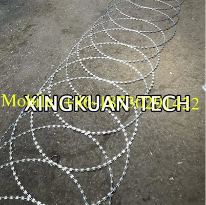 15m Length Flat Razor Wire Fencing Barbed for Type Ribbon Panels