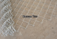 Galvanized Chain Link Fence Fabric Polyvinyl Chloride PVC To Keep Out Trespassers