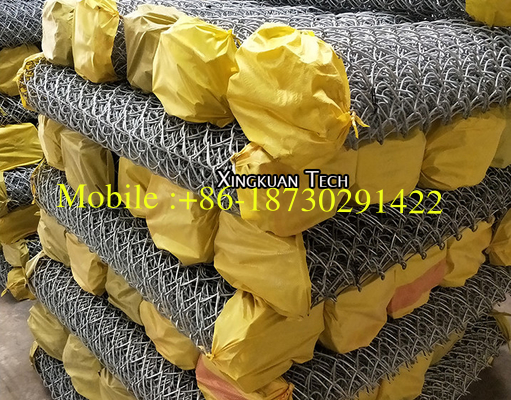 Galvanized Chain Link Fence Fabric Polyvinyl Chloride PVC To Keep Out Trespassers