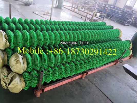 Galvanized Chain Link Fence Fabric Polyvinyl Chloride PVC To Keep Out Trespassers