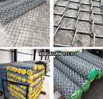 9 Gauge Hot Dipped Galvanized Chain Link Fence , Diamond Wire Mesh For Garden