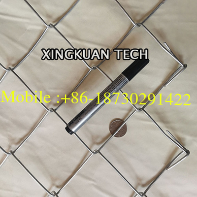 5cm Chain Link Fabric Fencing , Galvanized Steel Wire Mesh Rolls 6cm 8cm