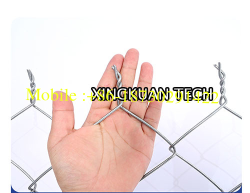 2" 4" Diamond Mesh Wire , galvanized steel mesh fence 6m Width