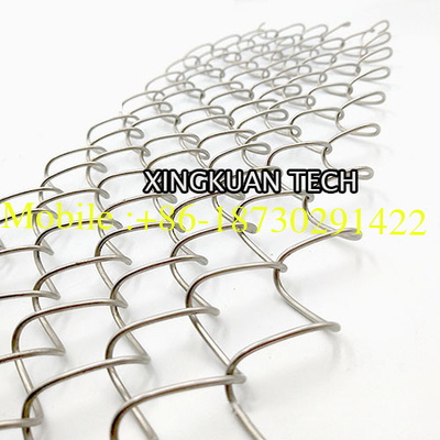 Galvanized Steel Chain Link Fence Fabric For Farm And Field