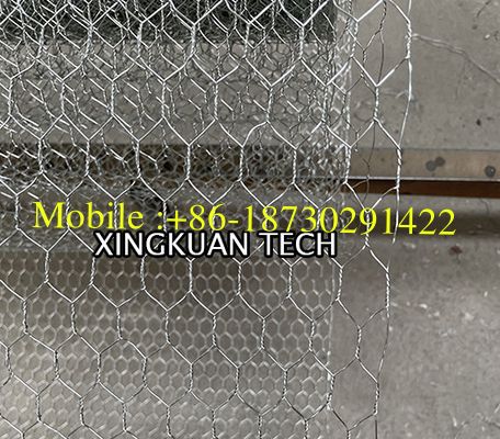 Hexagonal HDG Chicken Wire Mesh For Poultry Netting 10m 20m Length