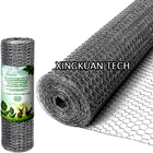 Hexagonal HDG Chicken Wire Mesh For Poultry Netting 10m 20m Length