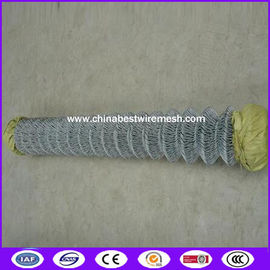 ASTM A392 standard heavily galvanized chain link fence with posts and installing accessories with 366 grams zinc coating