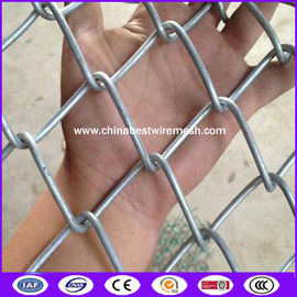 Zinc aluminum alloy chain link fence with accessories for airport