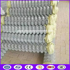 China knuckled Hot dipped galvanized Chain link fence wire mesh ( KK )