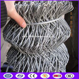 china Zinc aluminum alloy chain link fence with 366g zinc coating