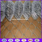 china Zinc aluminum alloy chain link fence with 366g zinc coating