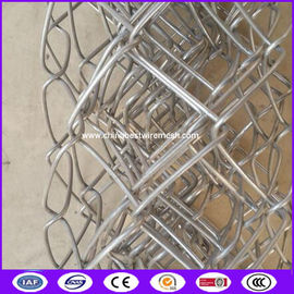 ASTM A392 standard hot galvanized Chain link fencing 80X80mm with CE certificate for dumpster enclosures