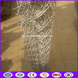 ASTM A392 standard hot galvanized Chain link fencing 80X80mm with CE certificate for dumpster enclosures