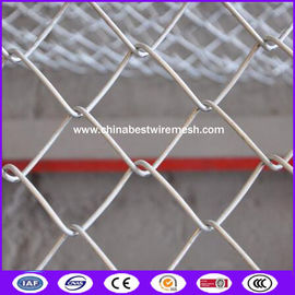 ASTM A392 standard hot galvanized Chain link fencing 80X80mm with CE certificate for dumpster enclosures