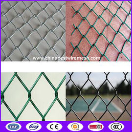 ASTM A392 standard hot galvanized Chain link fencing 50X50mm with CE certificate for electric gate operators