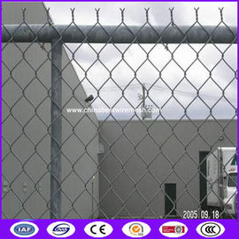 ASTM A392 Standard hot galvanized cyclone fencing for tennis courts for America