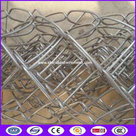 zinc coating 6 x 6 Thick heavy chain link fence mesh roll for  function Dog Kennels