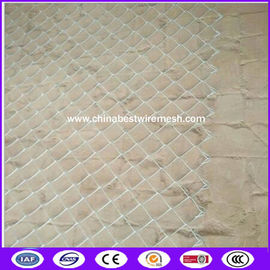 Construction Animal Boundary Wall chain link fencing For Sport Yard / Road Fence