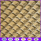 Cheap 50x50mm mesh size chain link fence privacy slats for Airport security Fence