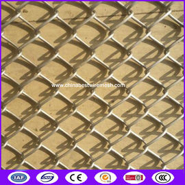 Cheap 50x50mm mesh size chain link fence privacy slats for Airport security Fence