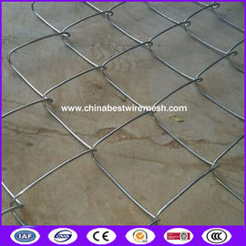 Cheap galvanized 5x5cm chain link fence for airport fencing made in china