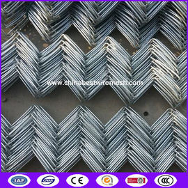 Cheap galvanized 5x5cm chain link fence for airport fencing made in china