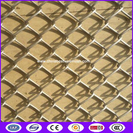 Cheap galvanized 5x5cm chain link fence for airport fencing made in china