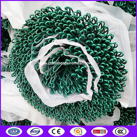 Green color 100x100 opening chain link fence decorations for architecture