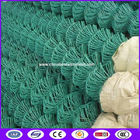 Green color 100x100 opening chain link fence decorations for architecture