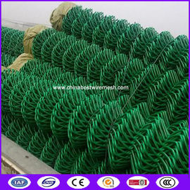 Green color 60x60 opening black chain link fence cost for architecture