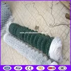 Green color Pvc coated 65x65mm 11gauge 6 foot chain link fence